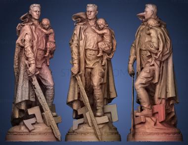 3D model Soviet War Memorial (STL)